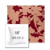 Picture of Sonny Cherry Pop | Set of 2 | Sunbrella 18" Square Outdoor Throw Pillows with Premium Inserts