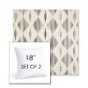 Picture of Spinner Diamond Onyx | Set of 2 | Sunbrella 18" Square Outdoor Throw Pillows with Premium Inserts