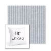 Picture of Tap Chambray | Set of 2 | Sunbrella 18" Square Outdoor Throw Pillows with Premium Inserts
