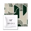Picture of Territory Oxide | Set of 2 | Sunbrella 18" Square Outdoor Throw Pillows with Premium Inserts