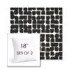 Picture of Toggle Inkblot | Set of 2 | Sunbrella 18" Square Outdoor Throw Pillows with Premium Inserts