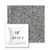 Picture of Tundra Atlantis | Set of 2 | Sunbrella 18" Square Outdoor Throw Pillows with Premium Inserts