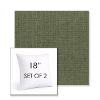 Picture of Willa Frond | Set of 2 | Sunbrella 18" Square Outdoor Throw Pillows with Premium Inserts