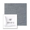 Picture of Willa Tidal | Set of 2 | Sunbrella 18" Square Outdoor Throw Pillows with Premium Inserts