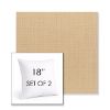 Picture of Willa Toast | Set of 2 | Sunbrella 18" Square Outdoor Throw Pillows with Premium Inserts