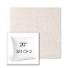 Picture of Abstraction Parchment | Set of 2 | Sunbrella 20" Square Outdoor Throw Pillows with Premium Inserts
