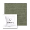 Picture of Ambrose Fern | Set of 2 | Sunbrella 20" Square Outdoor Throw Pillows with Premium Inserts