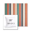 Picture of Ascend Tropical | Set of 2 | Sunbrella 20" Square Outdoor Throw Pillows with Premium Inserts