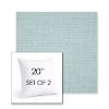 Picture of Bliss Dew | Set of 2 | Sunbrella 20" Square Outdoor Throw Pillows with Premium Inserts
