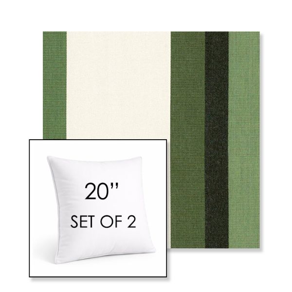 Picture of Canyon Colca | Set of 2 | Sunbrella 20" Square Outdoor Throw Pillows with Premium Inserts
