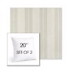Picture of Carlo Celery | Set of 2 | Sunbrella 20" Square Outdoor Throw Pillows with Premium Inserts