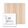 Picture of Carlo Mesa | Set of 2 | Sunbrella 20" Square Outdoor Throw Pillows with Premium Inserts