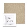 Picture of Chartres Malt | Set of 2 | Sunbrella 20" Square Outdoor Throw Pillows with Premium Inserts