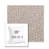 Picture of Eberly Linen | Set of 2 | Sunbrella 20" Square Outdoor Throw Pillows with Premium Inserts