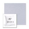Picture of Exhale Sky | Set of 2 | Sunbrella 20" Square Outdoor Throw Pillows with Premium Inserts
