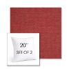 Picture of Idol Rose | Set of 2 | Sunbrella 20" Square Outdoor Throw Pillows with Premium Inserts