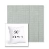 Picture of Kaia Mist | Set of 2 | Sunbrella 20" Square Outdoor Throw Pillows with Premium Inserts