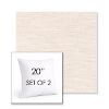 Picture of Litchfield Eggshell | Set of 2 | Sunbrella 20" Square Outdoor Throw Pillows with Premium Inserts