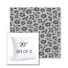 Picture of Mia Sapphire | Set of 2 | Sunbrella 20" Square Outdoor Throw Pillows with Premium Inserts