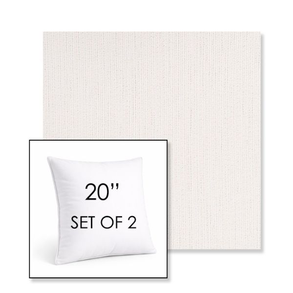 Picture of Nova Parchment | Set of 2 | Sunbrella 20" Square Outdoor Throw Pillows with Premium Inserts