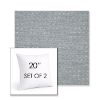 Picture of Nurture Haze | Set of 2 | Sunbrella 20" Square Outdoor Throw Pillows with Premium Inserts
