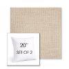 Picture of Piazza Dune | Set of 2 | Sunbrella 20" Square Outdoor Throw Pillows with Premium Inserts