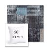 Picture of Pop Patch | Set of 2 | Sunbrella 20" Square Outdoor Throw Pillows with Premium Inserts