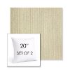 Picture of Posh Dove | Set of 2 | Sunbrella 20" Square Outdoor Throw Pillows with Premium Inserts