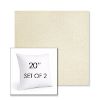 Picture of Posh Salt | Set of 2 | Sunbrella 20" Square Outdoor Throw Pillows with Premium Inserts