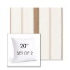 Picture of Revival Sand | Set of 2 | Sunbrella 20" Square Outdoor Throw Pillows with Premium Inserts