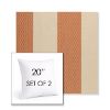 Picture of Rothko Lobster Roll | Set of 2 | Sunbrella 20" Square Outdoor Throw Pillows with Premium Inserts