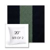 Picture of Rothko Mint Julep | Set of 2 | Sunbrella 20" Square Outdoor Throw Pillows with Premium Inserts