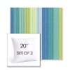 Picture of Seville Seaside | Set of 2 | Sunbrella 20" Square Outdoor Throw Pillows with Premium Inserts