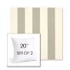 Picture of Solana Seagull | Set of 2 | Sunbrella 20" Square Outdoor Throw Pillows with Premium Inserts
