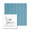 Picture of Solo Sky | Set of 2 | Sunbrella 20" Square Outdoor Throw Pillows with Premium Inserts