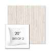 Picture of Tectonic Parchment | Set of 2 | Sunbrella 20" Square Outdoor Throw Pillows with Premium Inserts