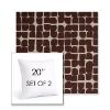 Picture of Toggle Plumberry | Set of 2 | Sunbrella 20" Square Outdoor Throw Pillows with Premium Inserts