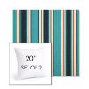 Picture of Token Surfside | Set of 2 | Sunbrella 20" Square Outdoor Throw Pillows with Premium Inserts