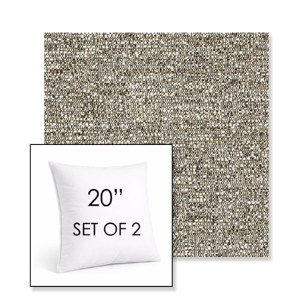 Picture of Tundra Penja | Set of 2 | Sunbrella 20" Square Outdoor Throw Pillows with Premium Inserts