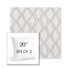 Picture of Voyage Dune | Set of 2 | Sunbrella 20" Square Outdoor Throw Pillows with Premium Inserts