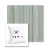 Picture of William Rosemary | Set of 2 | Sunbrella 20" Square Outdoor Throw Pillows with Premium Inserts