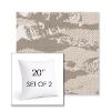 Picture of Yama Fuji | Set of 2 | Sunbrella 20" Square Outdoor Throw Pillows with Premium Inserts