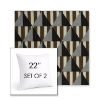 Picture of Buoy Pebble Beach | Set of 2 | Sunbrella 22" Square Outdoor Throw Pillows with Premium Inserts