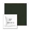 Picture of Cliff Fir | Set of 2 | Sunbrella 22" Square Outdoor Throw Pillows with Premium Inserts