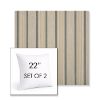 Picture of Cove Pebble | Set of 2 | Sunbrella 22" Square Outdoor Throw Pillows with Premium Inserts