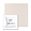 Picture of Exhale Cloud | Set of 2 | Sunbrella 22" Square Outdoor Throw Pillows with Premium Inserts