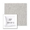 Picture of Improve Stucco | Set of 2 | Sunbrella 22" Square Outdoor Throw Pillows with Premium Inserts