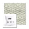 Picture of Lopi Bud | Set of 2 | Sunbrella 22" Square Outdoor Throw Pillows with Premium Inserts