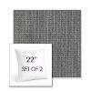 Picture of Metamorphic Cloud | Set of 2 | Sunbrella 22" Square Outdoor Throw Pillows with Premium Inserts