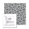 Picture of Mia Sapphire | Set of 2 | Sunbrella 22" Square Outdoor Throw Pillows with Premium Inserts